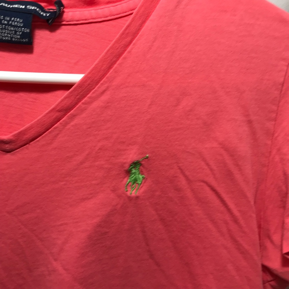 Pink Ralph Lauren shirt